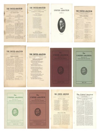 Item #140947972 The United Amateur (Twelve Issues). H. P. Lovecraft