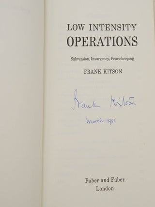 Low Intensity Operations: Subversion, Insurgency & Peacekeeping