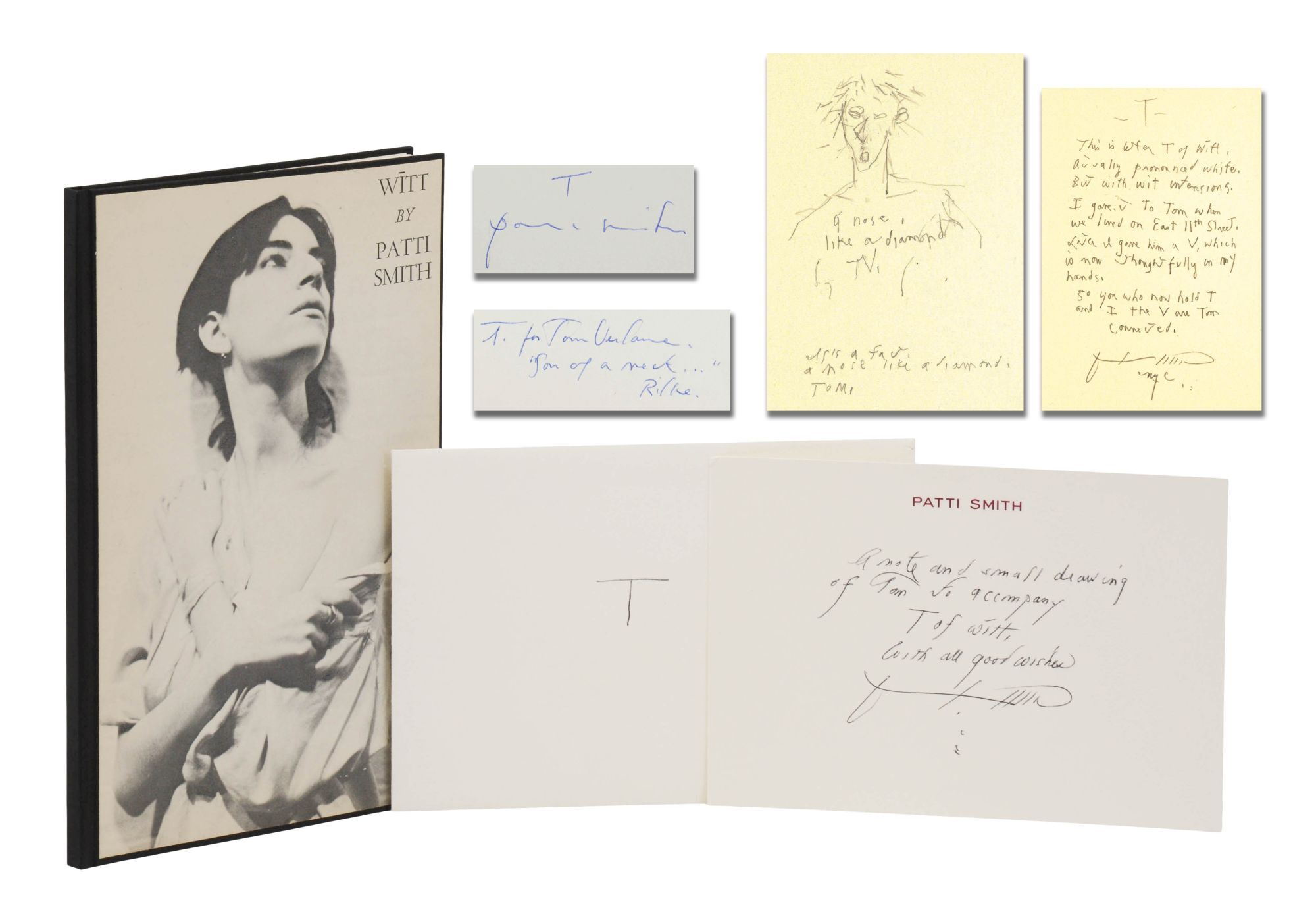 Witt Inscribed to Tom Verlaine | Patti Smith, Tom Verlaine | First