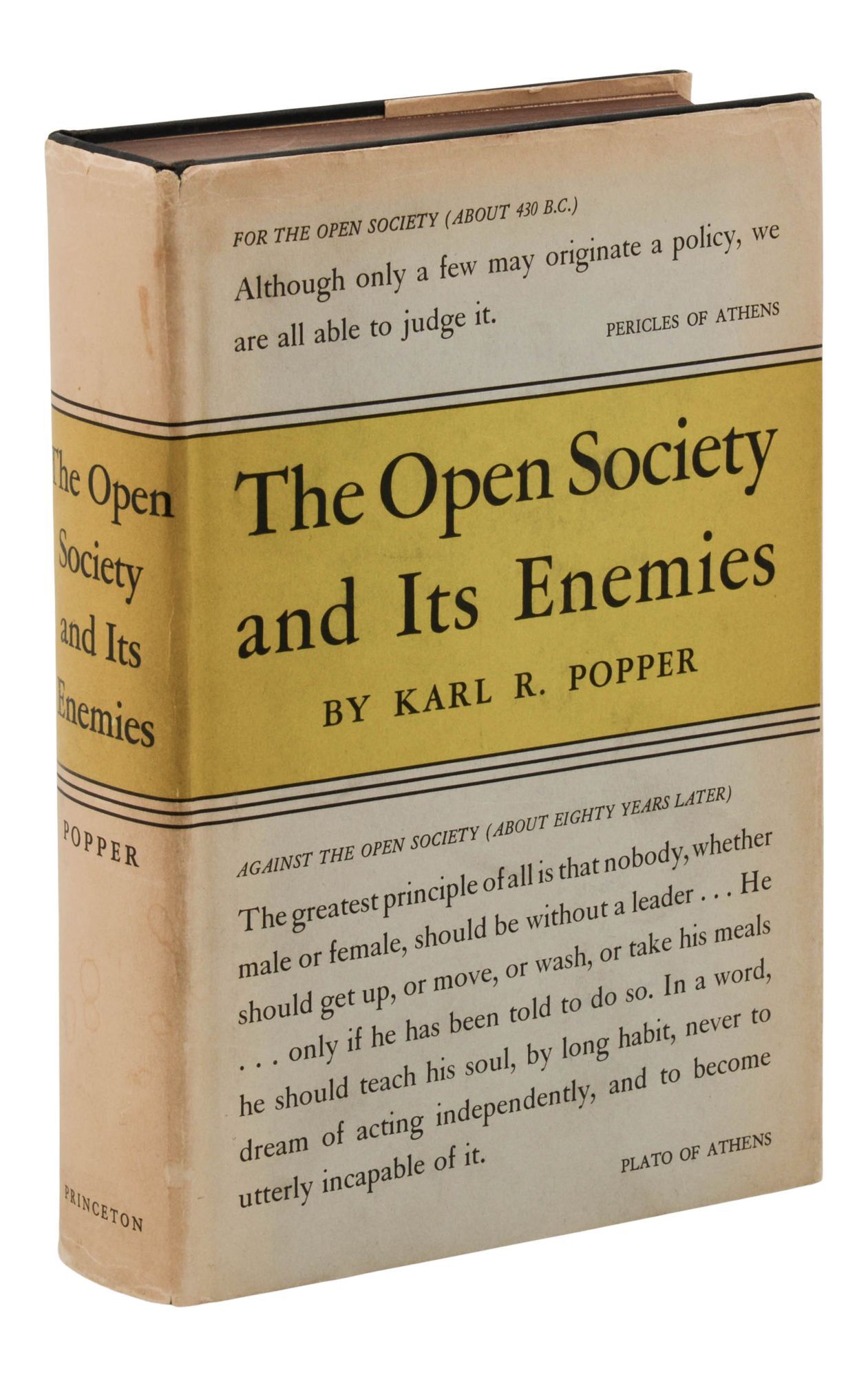 The Open Society and Its Enemies | Karl R. Popper | First edition