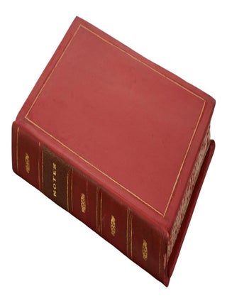 Bound collection of annotated typewritten notes for yoga instruction by Blanche DeVries