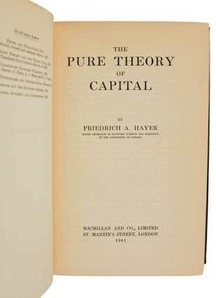The Pure Theory of Capital