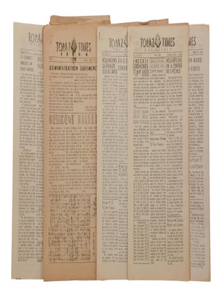 [Japanese Internment] Archive of Documents from the Central Utah Relocation Center [including] The Topazette, The Topaz Times, [and] Topazu Taimuzu