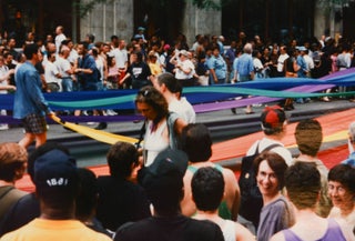 Collection of photos from the 1995 New York City Gay Pride Parade