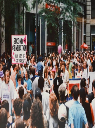 Collection of photos from the 1995 New York City Gay Pride Parade