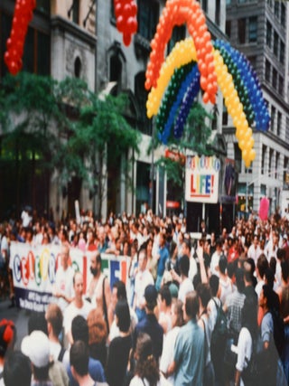 Collection of photos from the 1995 New York City Gay Pride Parade