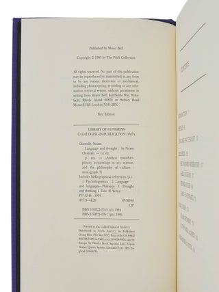 Language and Thought