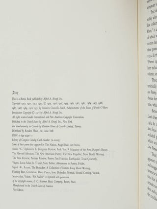 The Collected Poems of Frank O'Hara