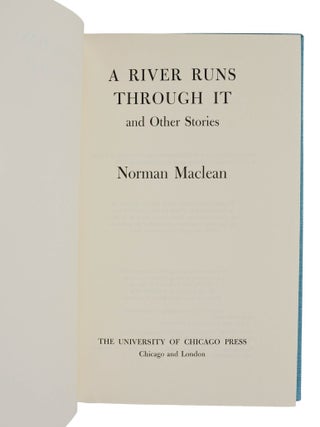 A River Runs Through It and Other Stories