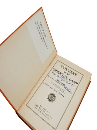 Witchery of an Oriental Lamp (Hannes Bok's Copy, extra-illustrated by him)