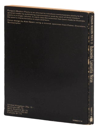 Penguin Modern Poets 13: Charles Bukowski, Philip Lamantia, Harold Norse