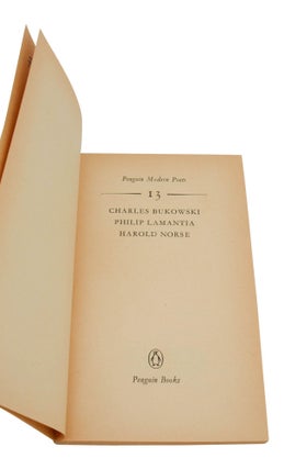 Penguin Modern Poets 13: Charles Bukowski, Philip Lamantia, Harold Norse