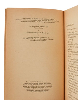 Penguin Modern Poets 13: Charles Bukowski, Philip Lamantia, Harold Norse