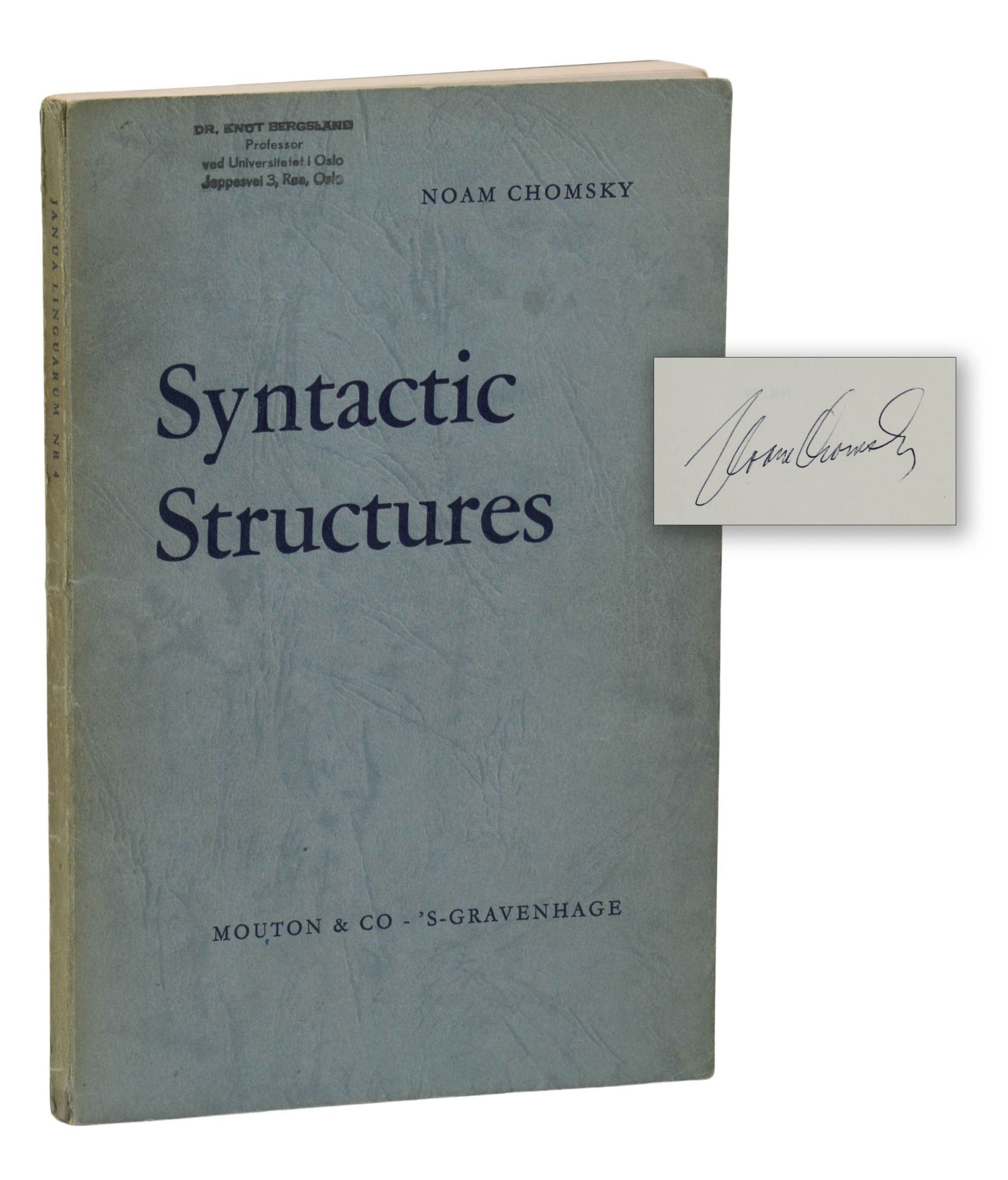 Syntactic Structures | Noam Chomsky | First Edition