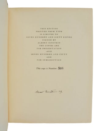 Albert Einstein: Philosopher-Scientist. The Library of Living Philosophers Volume VII