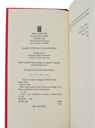 Harvey Penick's Little Red Book