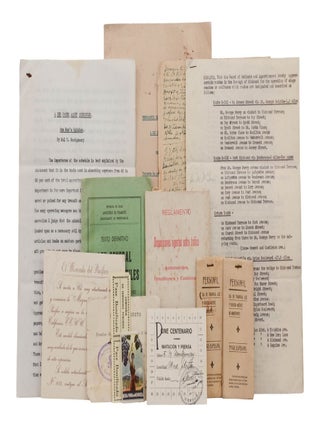 Archive of documents relating to transit planning in South America