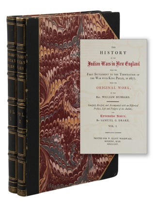 Item #140948531 The History of the Indian Wars in New England from the First Settlement to the...