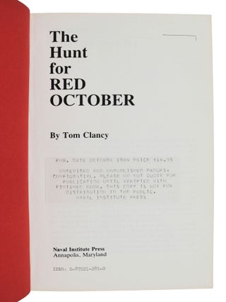 The Hunt for Red October