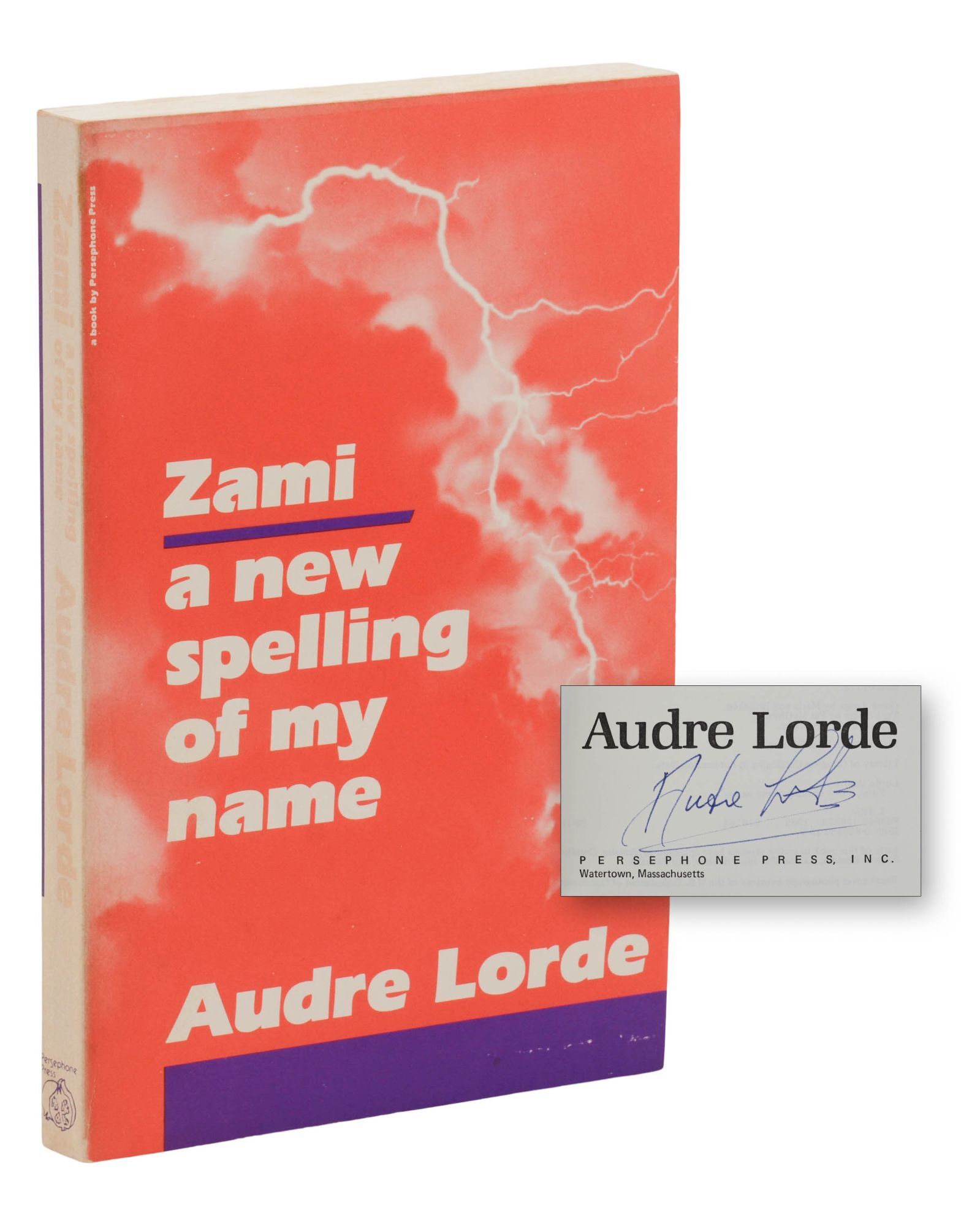 Zami: A New Spelling of My Name | Audre Lorde | First Edition
