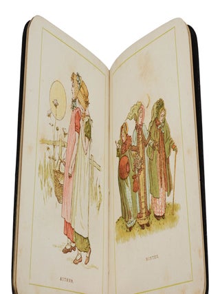 Complete run of 34 Kate Greenaway almanacs