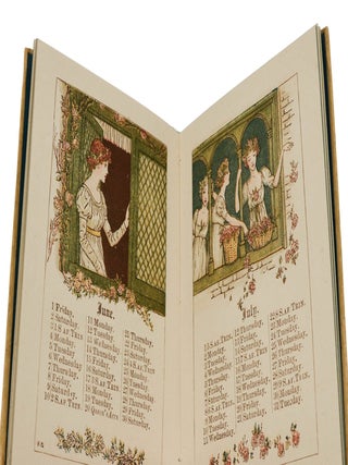 Complete run of 34 Kate Greenaway almanacs