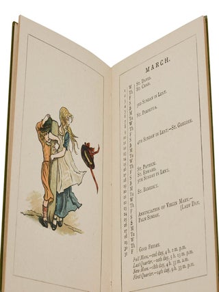 Complete run of 34 Kate Greenaway almanacs