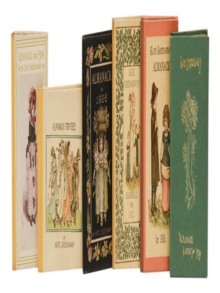 Complete run of 34 Kate Greenaway almanacs