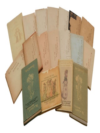 Complete run of 34 Kate Greenaway almanacs
