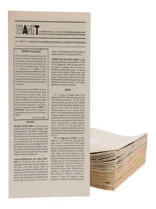 Item #140948777 Collection of 40 issues of TRANET: A Newsletter-Directory, 1978-1988. TRANET,...