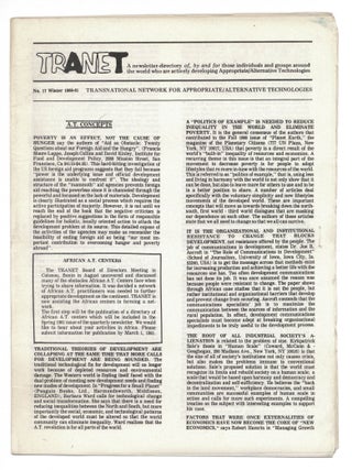Collection of 40 issues of TRANET: A Newsletter-Directory, 1978-1988