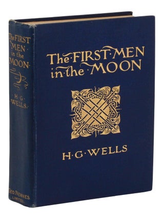 Item #140948799 The First Men in the Moon. H. G. Wells, Claude Allin Shepperson