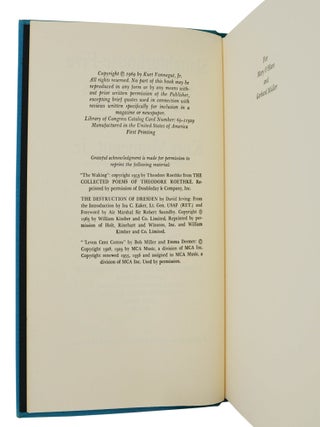 Slaughterhouse-Five: or, The Children's Crusade: A Duty-Dance with Death