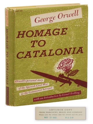 Item #140948859 Homage to Catalonia. George Orwell, Lionel Trilling, Introduction