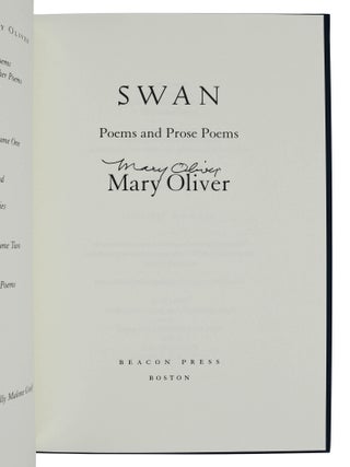 Swan: Poems and Prose Poems