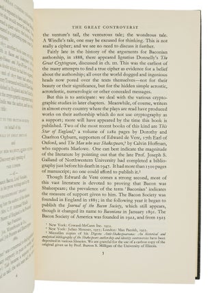 The Shakespeare Ciphers Examined: An Analysis of Cryptographic Systems Used as Evidence that Some Author Other than William Shakespeare Wrote the Plays Commonly Attributed to Him