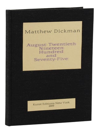 August Twentieth Nineteen Hundred and Seventy-Five / August 20, 1975