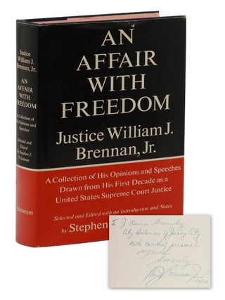Item #140948969 An Affair with Freedom: A Collection of His Opinions and Speeches Drawn from His...