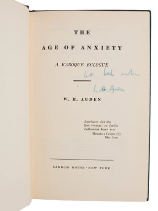 The Age of Anxiety: A Baroque Eclogue