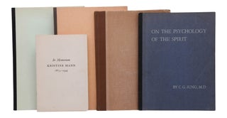 Archive of Carl Jung Lecture Notes including Dream Analysis, Interpretation of Visions, Modern Psychology, The Process of Individuation, Dream Symbols.