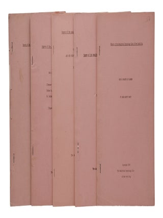 Archive of Carl Jung Lecture Notes including Dream Analysis, Interpretation of Visions, Modern Psychology, The Process of Individuation, Dream Symbols.