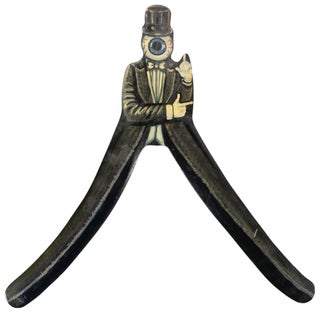 Four hand-painted wooden boomerangs of the avant-garde band The Residents