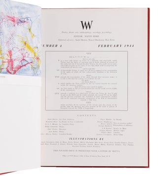 VVV: Poetry, Plastic Arts, Anthropology, Sociology, Psychology (Complete run)