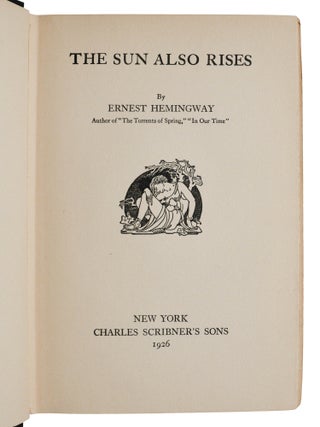 The Sun Also Rises