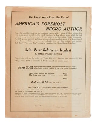 The Crisis: A Record of the Darker Races November 1935. Volume 42, No. 11. Whole Number 299.