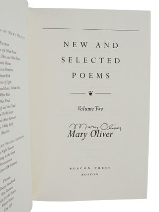 New and Selected Poems, Volume Two