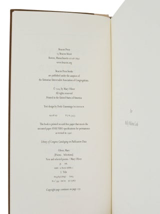 New and Selected Poems, Volume Two