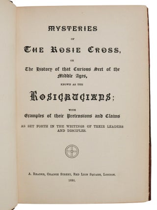 [Nature Worship and Mystical Series] Ophiolatreia; Cultus Arborum; Fishes, Flowers, & Fire; The Masculine Cross; Mysteries of the Rosie Cross