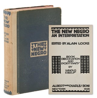 Item #140949243 The New Negro: An Interpretation. Alain Locke, Winold Reiss, Artist