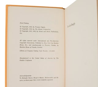 Breakfast at Tiffany's: A Short Novel and Three Stories